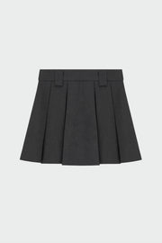 Anthracite Pleated Skirt