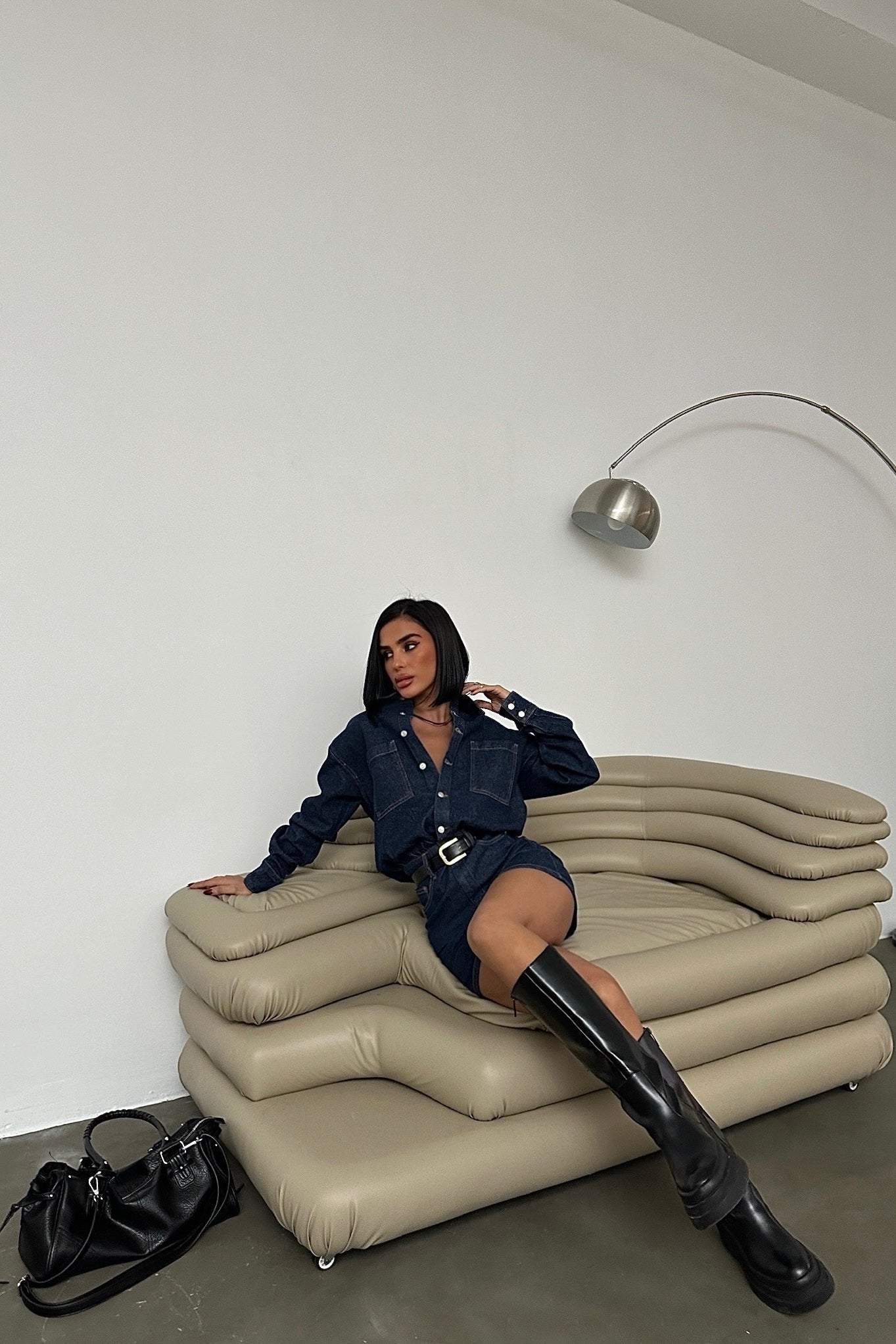 denim dress