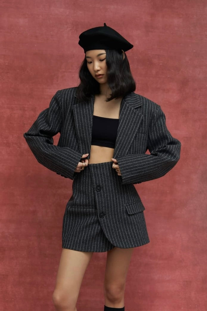 Mella Stripe Blazer Set