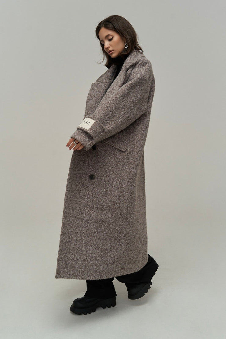 Piral Mulle Collection Oversize Brown Coat