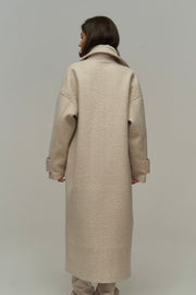 Piral Mulle Collection Oversize Beige Coat