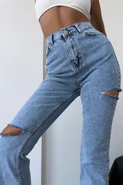 Back Detailed Jeans