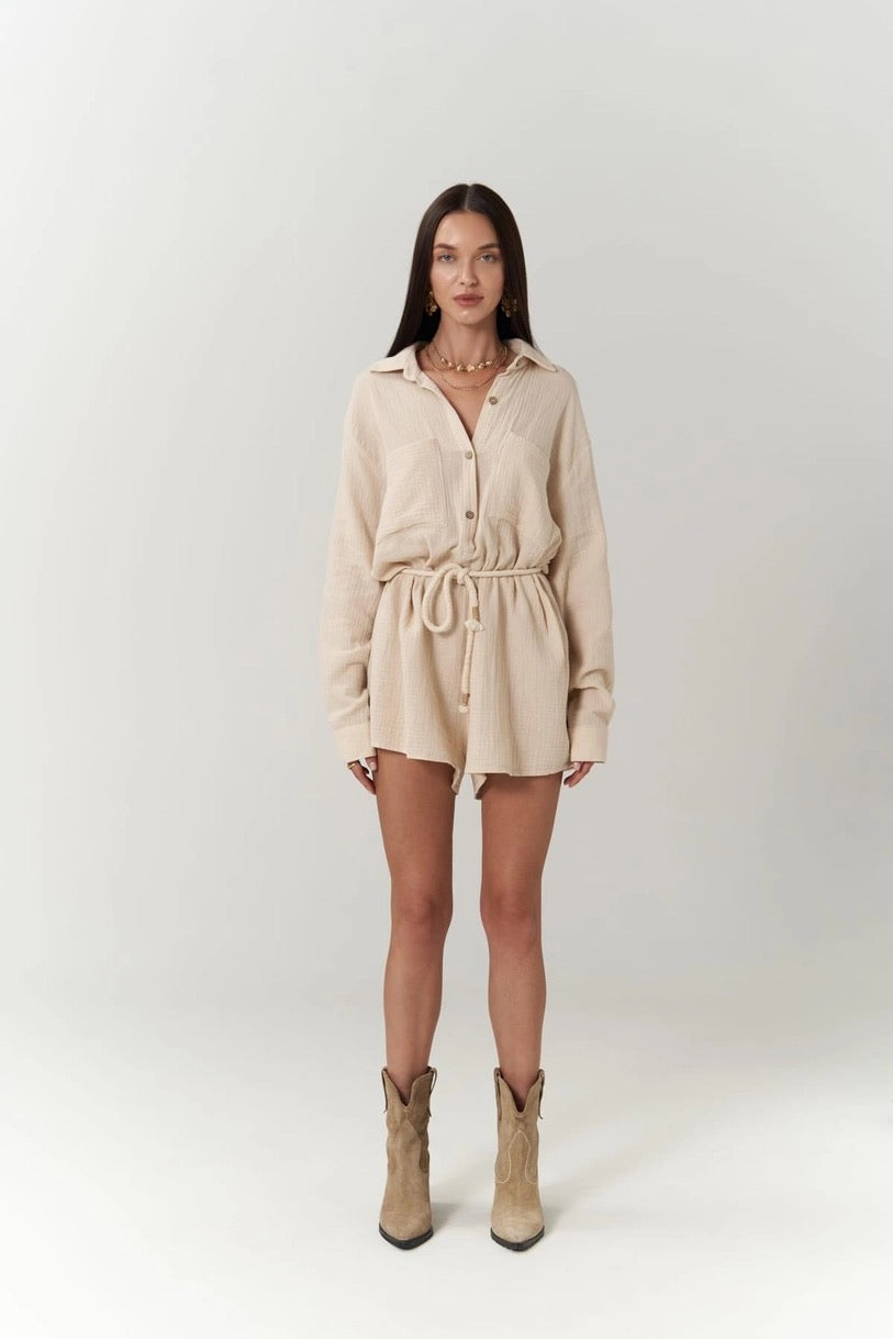 Rope Tie Romper