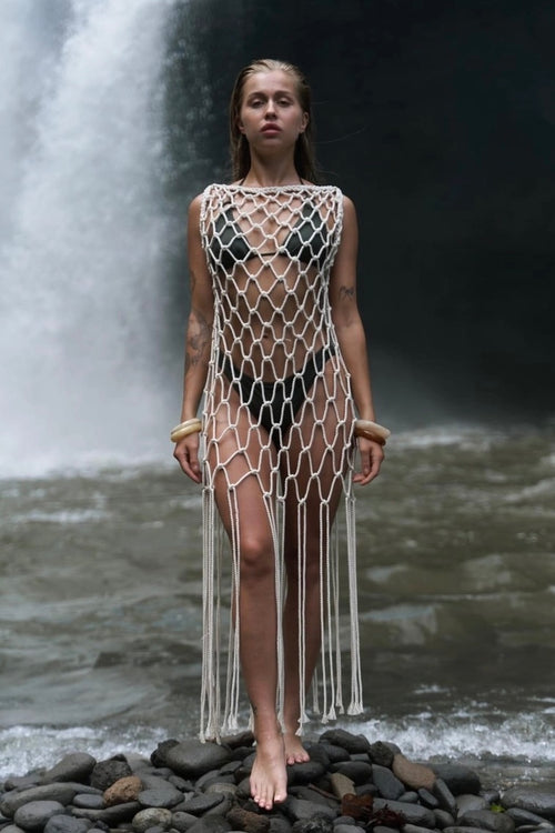 Reda Macrame Dress