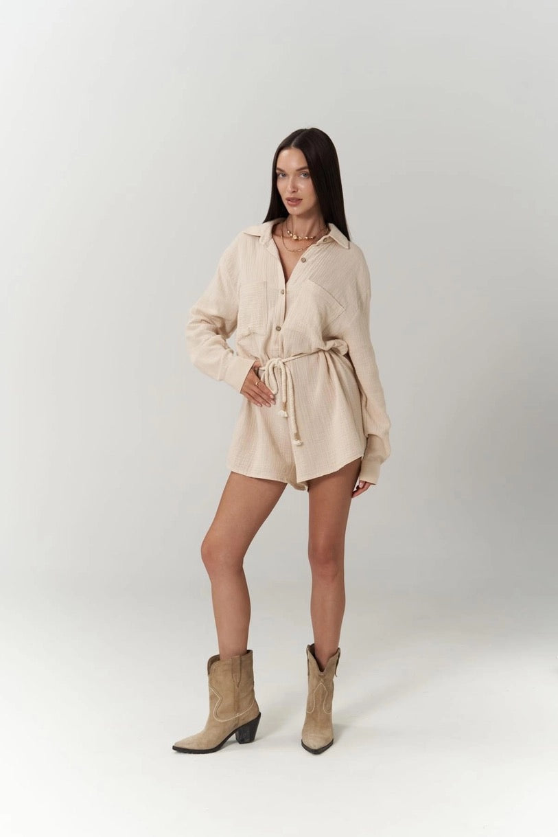 Rope Tie Romper