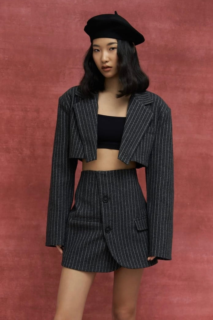 Mella Stripe Blazer Set