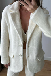 Wool Blend Short Coat