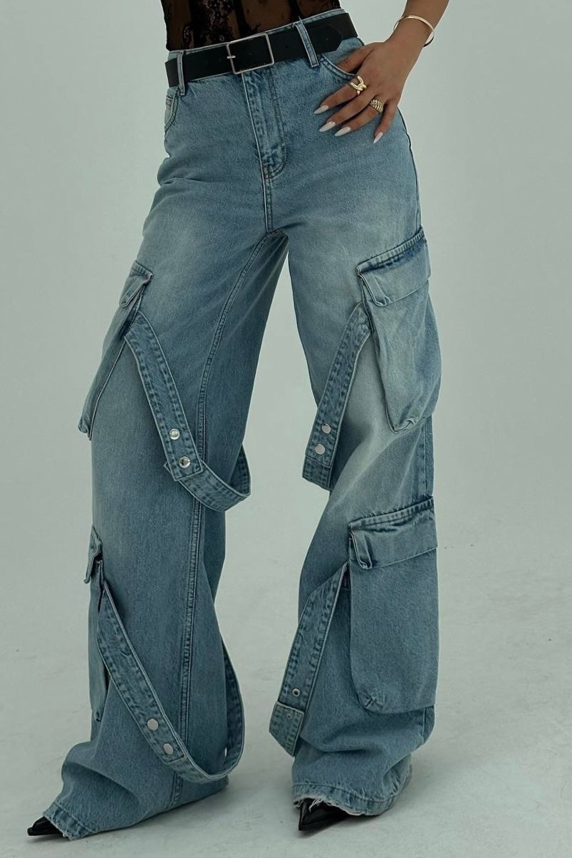 Ultra Cargo Strap Jeans