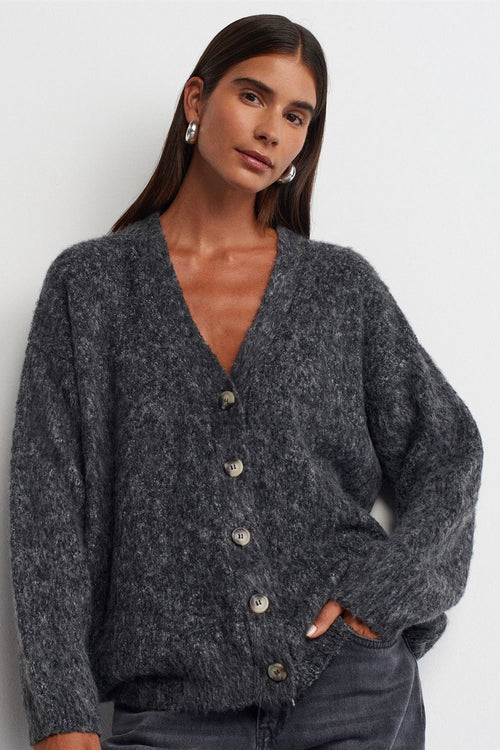 Cozy Button-Up Knit Cardigan