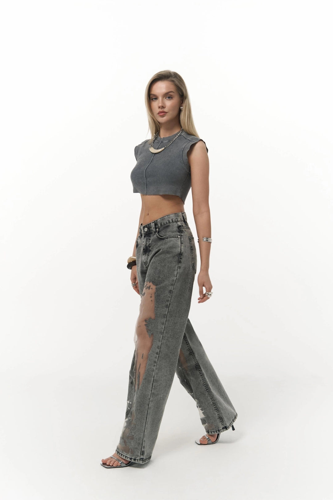 Premium Exclusive Design Sheer Jeans