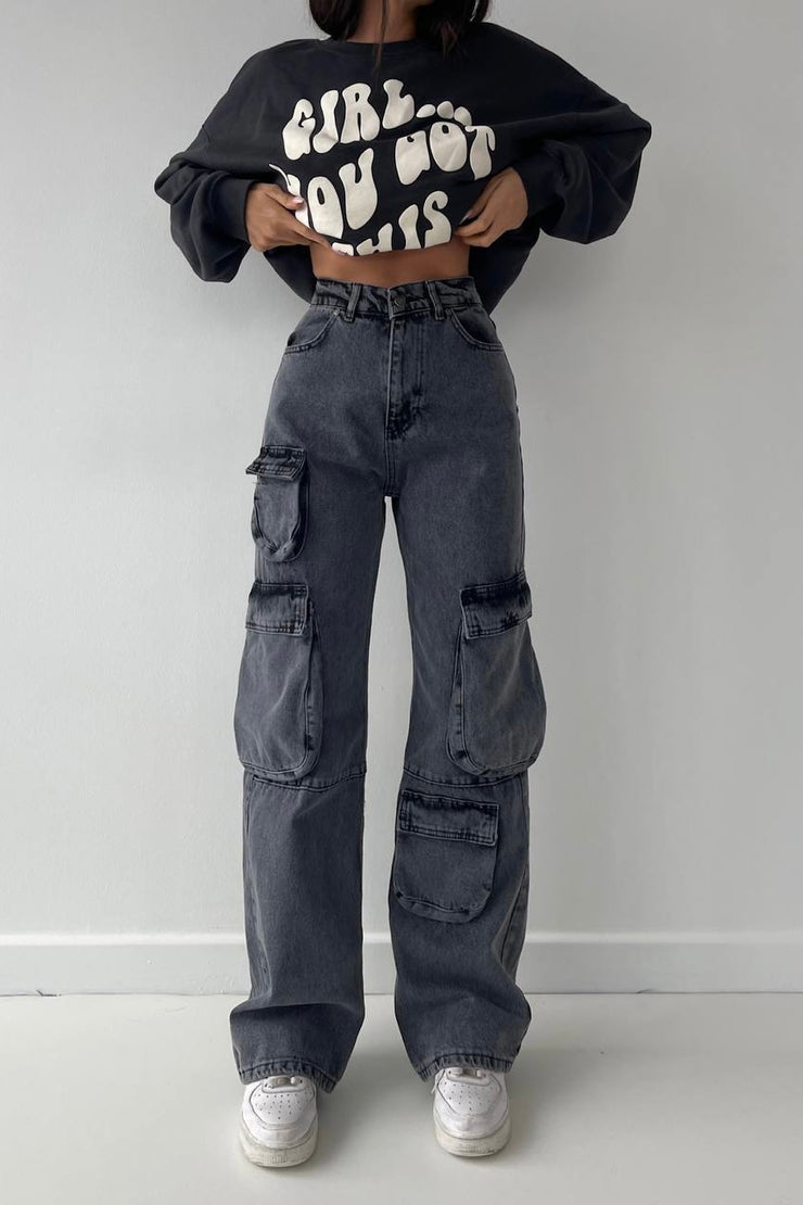 Pockets Cargo Jeans
