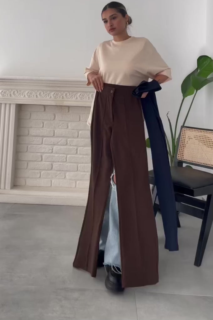 Sagrado Stitch Palazzo Pants