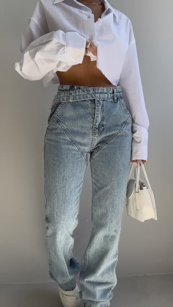 Belt Design Klotte Jeans