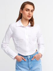 Bra Design Shirt White