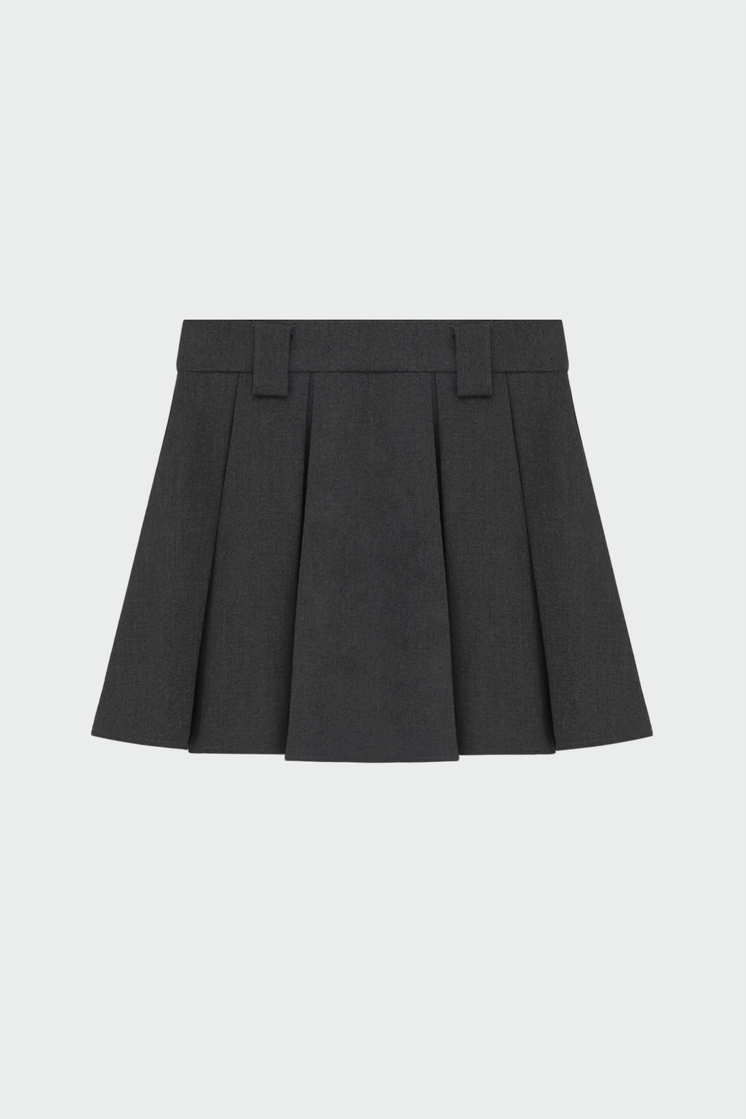 Anthracite Pleated Skirt