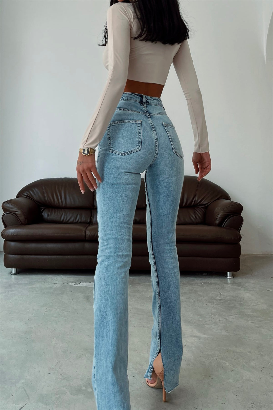 Cross Belt Jeans