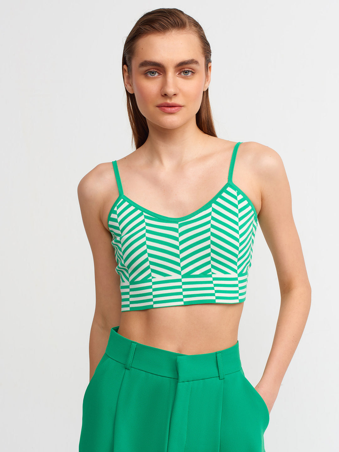 Stripes Crop Top