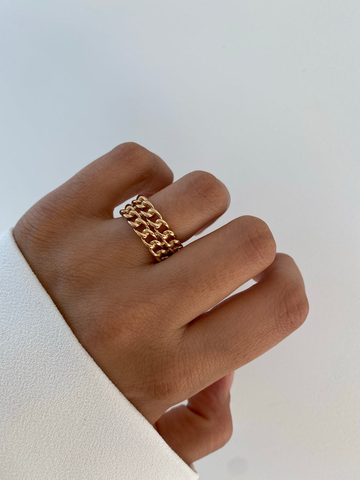 Two Lines Chain Ring