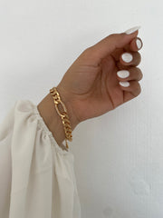 Crystal Detail Chain Bracelet